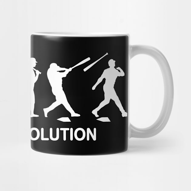 Funny Baseball Home Run Bat Flip Dinger Evolution Hitter by TeeCreations